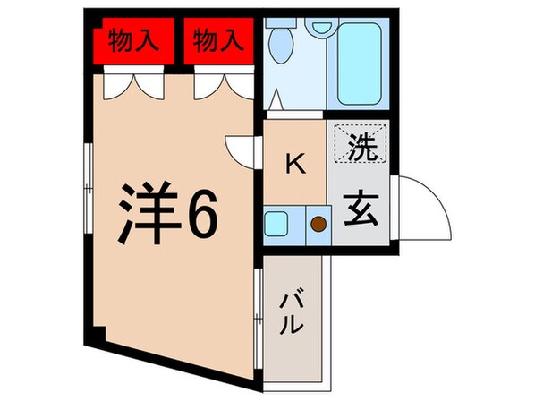 ア－ガス芝崎の物件間取画像